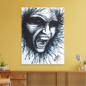 Schreie Leinwanddruck (Insitu (Wohnzimmer))