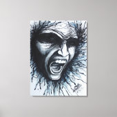 Schreie Leinwanddruck (Vorderseite)