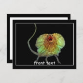 Schreie Lizard Einladung (Vorne/Hinten)