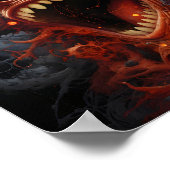 Schreie mit Unglaublich witzig Psychedelik Poster (Ecke)