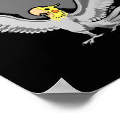 Schreie Parrot Birb Memes Funny T-Rex Cockatiel Poster (Ecke)