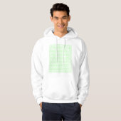 Schreie Pastel Green Men Hoodie (Vorne ganz)