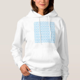 Schreie Pastellblau Frauen Hoodie