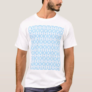 Schreie Pastellblau Männer T-Shirt