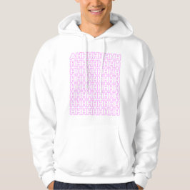 Schreie Pastellfarbe Rosa Männer Hoodie