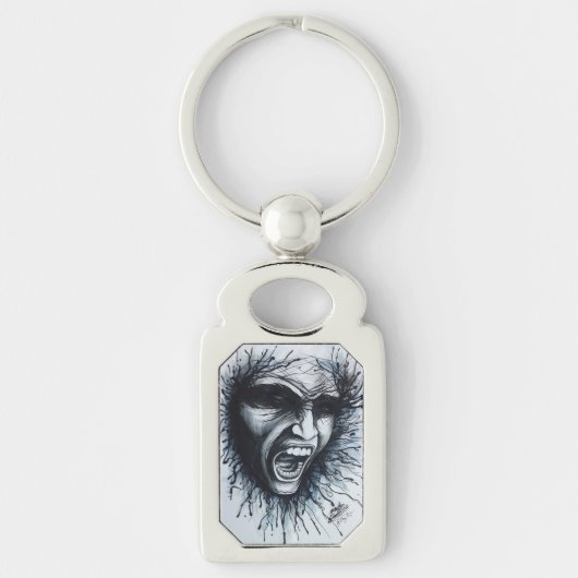 Schreie Schlüsselanhänger (Vorderseite)