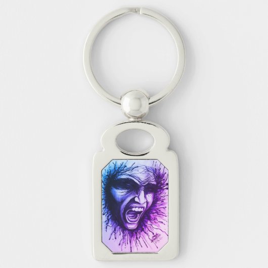 Schreie Schlüsselanhänger (Vorderseite)