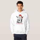 Schreie Ziege ein Weihnachtsfest Hoodie (Vorne ganz)