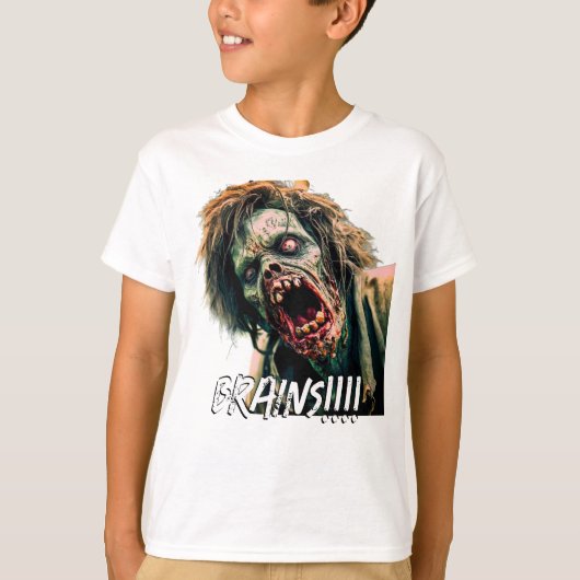 Schreie Zombie T-Shirt (Vorderseite)