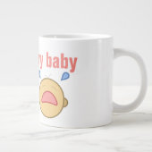 schreien Baby - Jumbo-Tasse (Rechts)