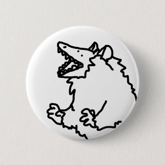 Schreien des Opossumknopfes Button