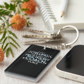 Schreien nicht gerade von Feld-Hockey-Zug-Stimme Schlüsselanhänger (Vorderseite rechts)