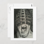 schreien postkarte (Vorne/Hinten)