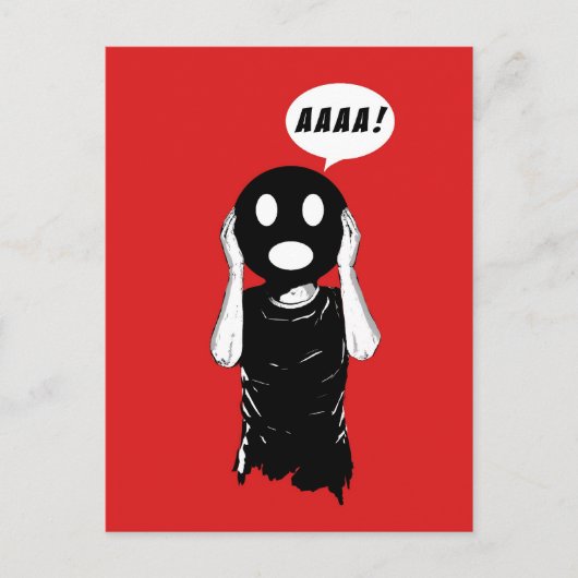 schreien postkarte (Vorderseite)