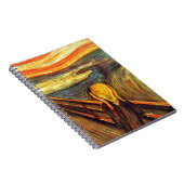 Schreien Sie durch Munch ~ schreienden roten Notizblock (Rechte Seite)