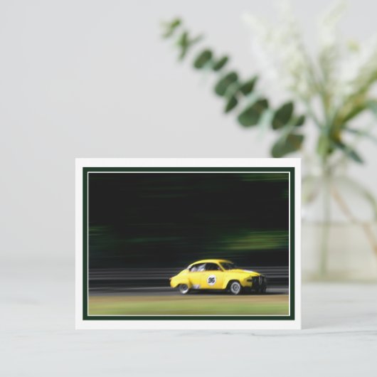 schreiend gelb postkarte (Stehend Vorderseite)