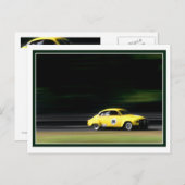 schreiend gelb postkarte (Vorne/Hinten)