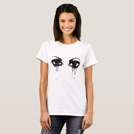 schreiende Augen T-Shirt (Vorne ganz)