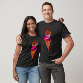 Schreiende Eiscreme-Typen T-Shirt (Unisex)