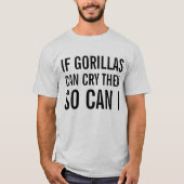 schreiende Gorillas T-Shirt (Vorderseite)