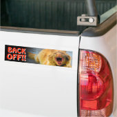 Schreiende Katze ziehen sich Tailgater Meme zurück Autoaufkleber (Auf Lkw)