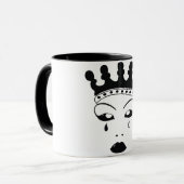 Schreiende Königin Tasse (Vorderseite Links)