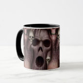 Schreiende Schädel Tasse (Vorderseite Links)