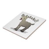 Schreiende Ziegen-Gekritzel-Nudel-Entwürfe Fliese (Seite)