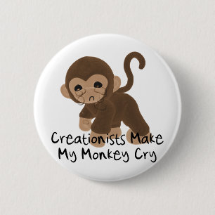 Schreiender Affe Button