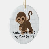 Schreiender Affe Keramikornament (Rechts)