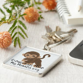 Schreiender Affe Schlüsselanhänger (Seite)