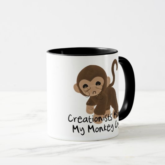 Schreiender Affe Tasse (VorderseiteRechts)