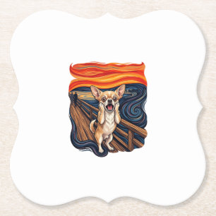 Schreiender Chihuahua Hund Schreie Brücke_1 Untersetzer