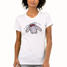Schreiender Häschen-Kaninchen-T - Shirt