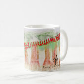 Schreiender Heißluftballon Kaffeetasse (VorderseiteRechts)
