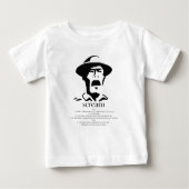 schreiender Mann mit Definition Baby T-shirt (Vorderseite)