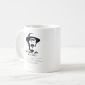 schreiender Mann mit Definition Kaffeetasse (Vorderseite Links)