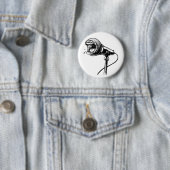 Schreiender Mikrofon-Knopf Button (Beispiel)