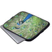 Schreiender Pfau Laptopschutzhülle (Vorne Knopf)