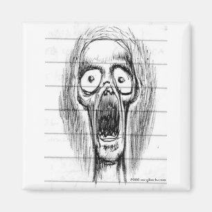 Schreiender Schädel-Typ Magnet