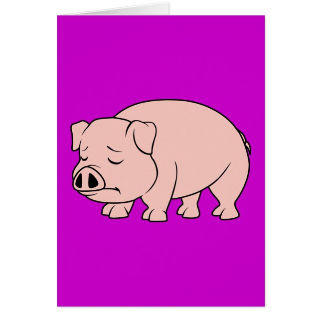 Schreiender weinender rosa Ferkel-nationaler (Vorne)