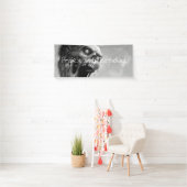 schreiender Zombiegeburtstag Banner (Insitu)