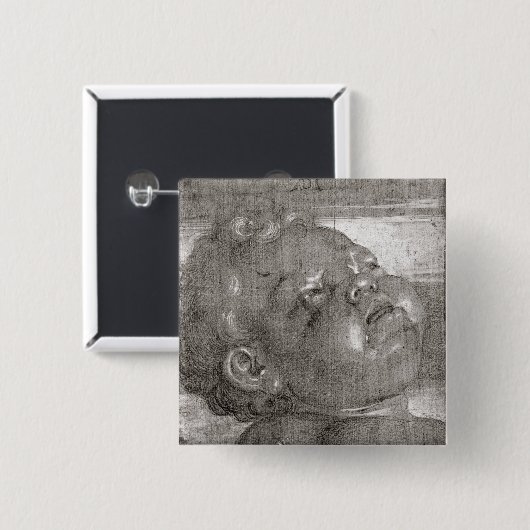 Schreiendes Cherubim, 1521 Button (Vorne & Hinten)