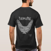 Schreiendes Eagle T-Shirt (Rückseite)