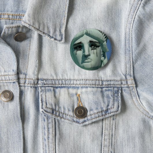 Schreiendes Freiheitsstatue Button (Beispiel)