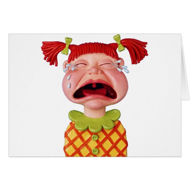 Schreiendes GirlW (Vorderseite (Horizontal))