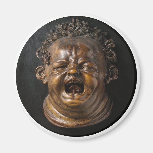 Schreiendes Kind, von einer Biene gestochen Magnet (Vorne)
