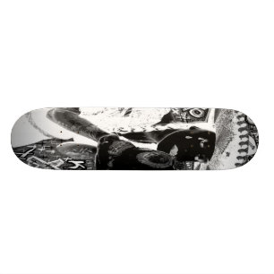 schreiendes mexicana küsst Schädel Skateboard