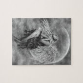 Schreiendes Mond-Engels-Puzzle Puzzle (Horizontal)