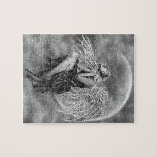 Schreiendes Mond-Engels-Puzzle Puzzle (Horizontal)